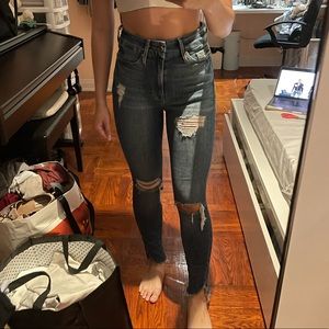 Good American Ripped Skinny Jeans